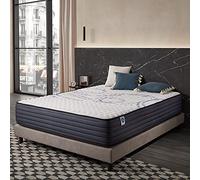 NATURALEX - Matelas PerfectSleep 150x190 cm - 30 cm - Soutien Mousse à mémoire de Forme - Accueil Blue Latex - Confort Ferme - Respirant - 7 Zones - Réversible - Haute Densité - Fabriqué en Europe