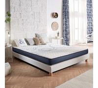 NATURALEX - Matelas 140x190 cm - Perfect Dream - Mousse à mémoire de Forme et Blue Latex - Thermorégulateur - 7 Zones de Confort - Réversible - Ergonomique - Respirant - Très Durable
