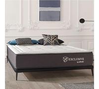 NATURALEX - Matelas Ressorts Ensachés 180x200 - Épais 30 cm - Exclusive - Hybride - Mousse HR Premium - Blue Latex - Soutien Mi-Ferme - Couchage Indépendant - Respirant - 7 Zones - Fabriqué en Europe