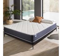 NATURALEX - Matelas SuperVisco 140x190-24 cm - Soutien Mousse à mémoire de Forme - Accueil Blue Latex - Confort Mi-Ferme - Respirant - 7 Zones - Réversible - Hypoallergénique - Fabriqué en Europe