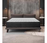 NATURALEX - Matelas Titanium 70x190-24 cm - Accueil Mousse mémoire de Forme + Blue Latex - Soutien Mi-Ferme - Respirant - 7 Zones - Réversible - Couchage indépendant - Fabriqué en Europe