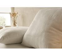 NATURALEX | Oreiller Aura 60x60 Cm | Technologie OceanFibre Fresh | Pack x2 | Rembourrage en Fibres Creuses 100% Recyclées | Structure Respirante | Extra Confort-Doux | Lavable en Machine