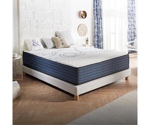 NATURALEX - PerfectDream - Matelas 140x200 - Épais 32 cm | Soutien Mousse à mémoire de Forme - Accueil Blue Latex - Confort Ferme - Respirant - 7 Zones - Réversible - Très Durable