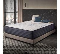 Perfectsleep 180x200 cm - Mousse HR - Accueil Blue Latex - Très épais 32 cm, Mémoire de forme, Confortable, Face été, hiver - Antibactérien