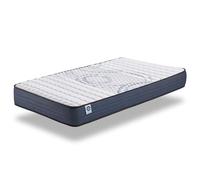 NATURALEX - Matelas PerfectSleep 90x190 cm - 32 cm - Soutien Mousse à mémoire de Forme - Accueil Blue Latex - Confort Ferme - Respirant - 7 Zones - Réversible - Haute Densité - Fabriqué en Europe
