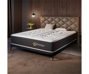 NATURALEX Privilege - Matelas 140x190 - Mémoire de Forme Supérieure - 30 cm | Mousse HR Premium + Blue Latex 7 zones, Multicouche durable, Soutien ferme, Accueil moelleux, Usage quotidien, Fabriqué UE