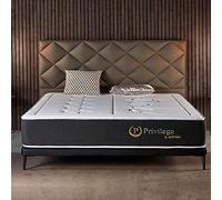 NATURALEX - Matelas Privilege 180x200-26 cm - Mousse Haute Résilience + Mémoire de Forme Premium - Blue Latex - Soutien Mi-Ferme en 7 Zones - Réversible - Respirant - Fabriqué en Europe