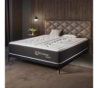 NATURALEX - Matelas Privilege Hybride 180x200-30 cm - Ressorts Ensachés + Mousse Mémoire de Forme Premium - Blue Latex - Confort Mi-Ferme - Respirant - 7 Zones - Sommeil Isolé - Fabriqué en Europe