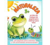 NATURALEZA 3+: un libro de trabajo con páginas para colorear para niños.