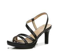 Naturalizer Sandales à talons Brenta pour femme, Noir, 43 EU