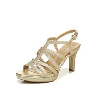 Naturalizer Sandales Baylor pour femme, Doré pailleté, 39 EU