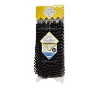 NaturALL Plume Crochet Water Wave Hair 55,9 cm Couleur 4 | 100 mèches de cheveux, nœuds miracles, design de ficelle invisible, style bohème et crochet, sensation ultra légère