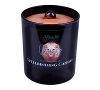 Naturally Wicked Spellbinding Courage Candle | Bougie de sorts en cristal | Parfumée au gingembre rugissant | Avec coffret cadeau unique