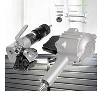 Naturalpowev Machine de cerclage pneumatique à Usage intensif, Outil de cerclage pour feuillard d’Acier 8500N, Corps métallique Solide pour Une Longue durée de Vie dans Le Secteur Industriel 25mm