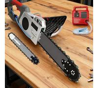 Naturalpowev Tronçonneuse à Béton Électrique Portative & Découpeuse Murale Électrique, 1 Chaîne/1 Guide-Chaîne, 6500W, Profondeur 50cm, pour Béton Armé, Granit, Marbre