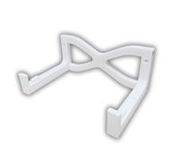 Naturalspring® Support mural compatible avec AVM Fritz!Box 5690 Pro Support de routeur peu encombrant avec passe-câble et matériel de montage Blanc