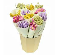 NATURALYS-Bouquet de fleurs séchées botte colorée Naturalys - 50 cm