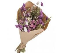 Naturalys - Bouquet de Fleurs séchées Mariage Mix Naturel Lilas 50 cm