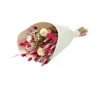 NATURALYS-Bouquet de fleurs séchées Naturalys Trendy rose - diamètre 25/30 x H 50 cm