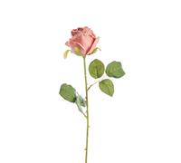 NATURALYS-Fleur artificielle en papier tige de rose coloris rose - H 44 cm