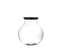 NATURALYS-Vase Bose Tulip taille M avec bouchon liège diamètre 25 x H 26,5 cm