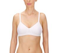 Naturana Jade - Soutien-gorge de sport - Sans armature - Uni - Femme - Blanc - 100D(Taille Fabricant : 85D)