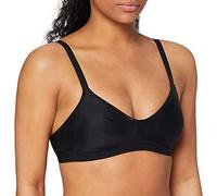Naturana Jade - Soutien-gorge de sport - Sans armature - Uni - Femme - Noir - 105C(Taille Fabricant : 90C)