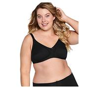 Naturana Karine - Soutien-gorge - Sans armature - Uni - Femme - Noir - 90B ( Taille Fabricant : 75B )