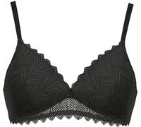 Naturana Padded Soft Cup Bra 5672, Soutien-Gorge rembourré Femme, Black,