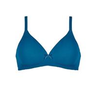 Naturana® Soft-BH sans armatures avec coque [Taille A-D] Ajustement optimal & maintien maximal Grâce à la coupe & aux bretelles larges | T-shirt BH | Soutien-gorge sans armatures pour femmes, Bleu