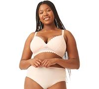 Naturana® Soutien-gorge moderne en dentelle sans armatures [Bonnet A-D] : soutien-gorge doux avec dentelle élégante I Soutien-gorge avec dentelle I Bretelles extra douces I Sous-vêtements pour femme I