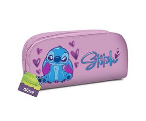 Naturaverde | Enfants - Disney Stitch - Coffret Cadeau, Shampoing 100 ml, Gel de Bain 100 ml + Trousse de Toilette Stitch