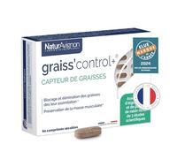 NaturAvignon Graiss'Control | Bruleur de graisse puissant | Maté, algue brune, pépins de raisin | Efficacité prouvée pour perte de poids rapide et efficace | 60 comprimés (30jours)