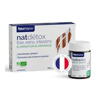 NaturAvignon Lot Détox & Brûle-Graisse | Détox Foie Reins Intestins + Nutradiet | Drainage, Digestion, Métabolisme, Gestion des Graisses | Radis Noir, Bouleau, Citron Bio, Thé Vert, Curcuma, Noix de C