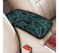 Nature abstraite Vert émeraude,Coussin de protection universel pour accoudoir de console centrale de véhicule, doux et confortable, pour poignée de maintien.