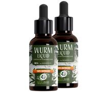 Nature Animal® Lot de 2 vermifuges liquides pour chien et chat - La façon naturelle de déparasiter - Traitement liquide hautement dosé - Huile végétalienne de qualité supérieure - Pour l'amour de