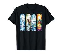 Nature Aquarelle Scènes d'aventure T-Shirt