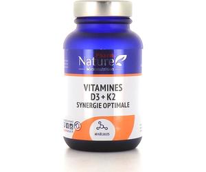 Nature Attitude Vitaminas D3+K2 Sinergia Optima 60 Perlas