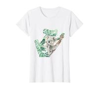 Nature Australie Forêt Cadeau pour Les Fans De Koala T-Shirt, Femme, Blanc, 3XL