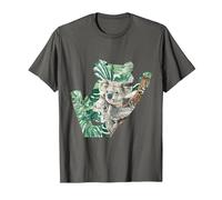 Nature Australie Forêt Cadeau pour Les Fans De Koala T-Shirt, Homme, Asphalte, 4XL
