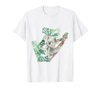 Nature Australie Forêt Cadeau pour Les Fans De Koala T-Shirt, Homme, Blanc, XL