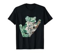 Nature Australie Forêt Cadeau pour Les Fans De Koala T-Shirt, Homme, Noir, 3XL