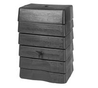 Nature Baril d'eau de pluie 168 L Anthracite 428532