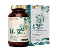 Nature Basics® BIO Capsules de fenugrec activées | Fenugrec naturel hautement dosé | Dose journalière de 2.600mg | 180 capsules sans additifs, testées en laboratoire & en provenance d'Allemagne