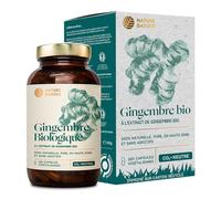Nature Basics® Gingembre en gélules BIO & EXTRAIT | certifié & durable en pot | 180 gélules végétaliennes & pures | testé en laboratoire, en provenance d'Allemagne, sans additifs & neutre en CO2
