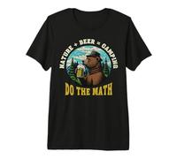 Nature + bière = Camping, Faites Les mathématiques T-Shirt Haut de Gamme