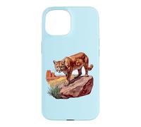 Nature Big Cat Cougar Mom Mountain Lion Panther Puma Lover Coque pour iPhone 15
