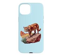 Nature Big Cat Cougar Mom Mountain Lion Panther Puma Lover Coque pour iPhone 15 Plus