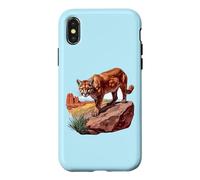 Nature Big Cat Cougar Mom Mountain Lion Panther Puma Lover Coque pour iPhone X/XS