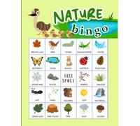 Nature Bingo Game: 32 player for Earth Day activity, classroom usage, World Nature Day game
